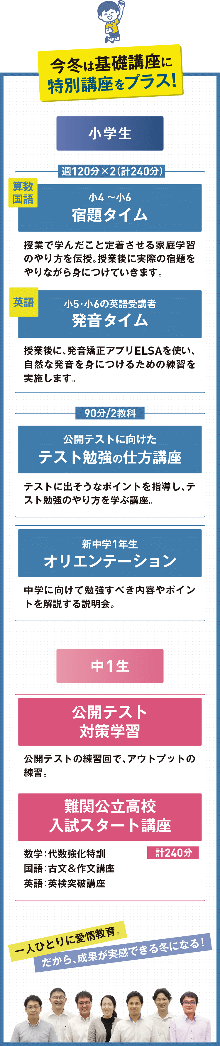 特別講座をプラス